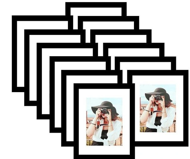 8.5x11 Picture Frame Set of 12 – Black - photo 2