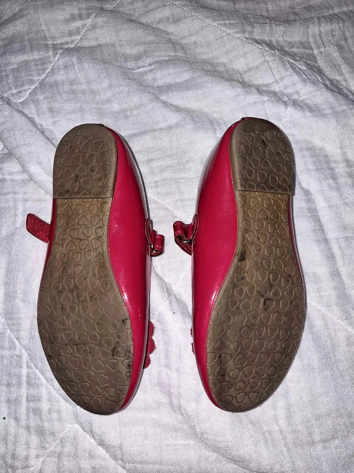 Rachel Shoes Red Mary Jane Flats