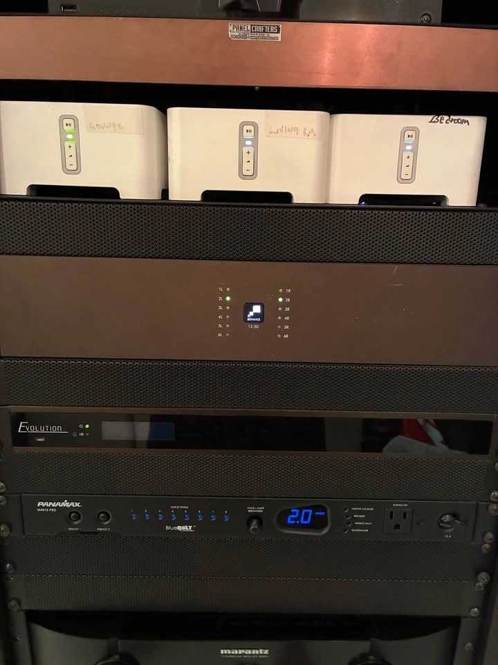 Marantz SR5011 Receivers, Crestron MC3, and Sonance Rack System - photo 3