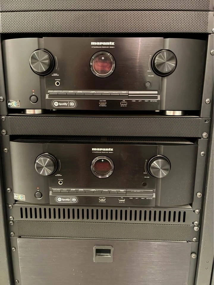 Marantz SR5011 Receivers, Crestron MC3, and Sonance Rack System - photo 4