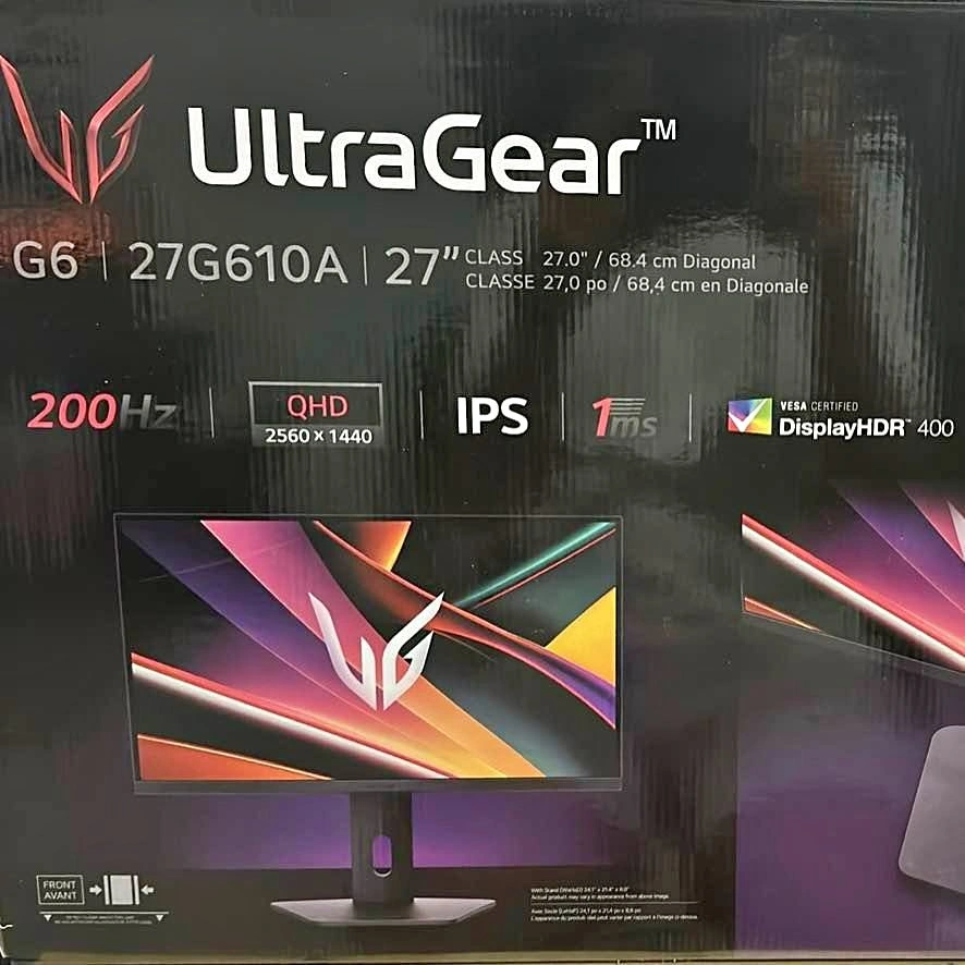 LG UltraGear 27" Gaming Monitor | 1440p QHD | 200 Hz | IPS