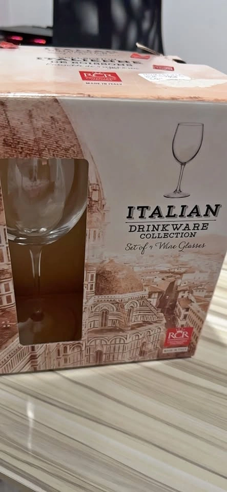 RCR Italian Collection Drinkware Glasses