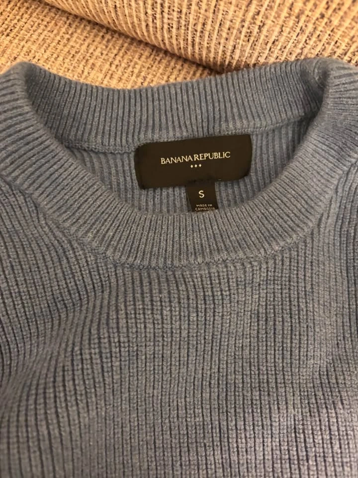Men’s Banana Republic Ribbed Sweater Light Blue - photo 2