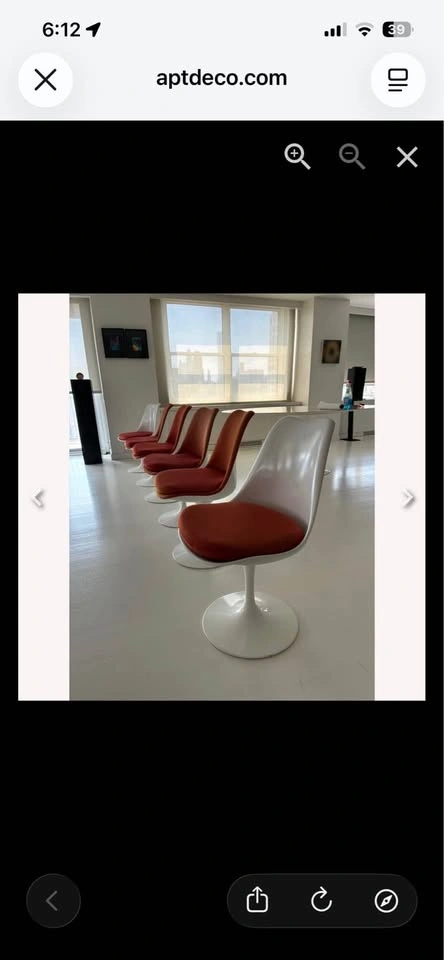 Knoll Saarinen Table and 6 Tulip Chairs - photo 4