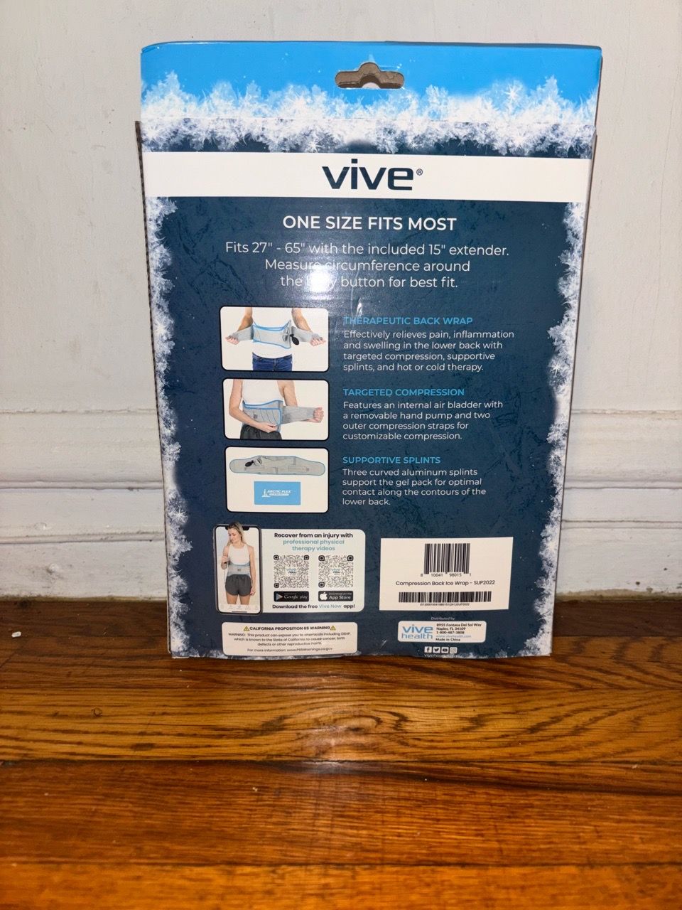 Vive Hot and Cold Back Ice Pack - photo 3