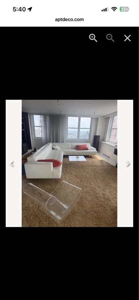 Poltrona Frau White Leather 2 Piece Sectional - photo 2