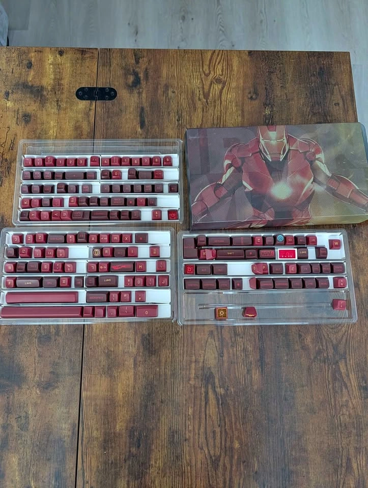 Drop + Marvel Iron Man Keycap Set
