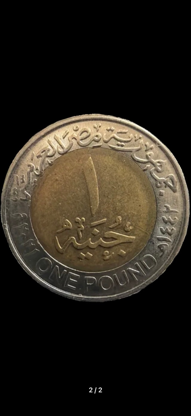 Egypt Pharaohs Golden Parade One Pound Coin