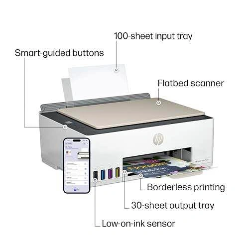 HP Smart Tank 5000 All-in-One Wireless Color Inkjet Printer