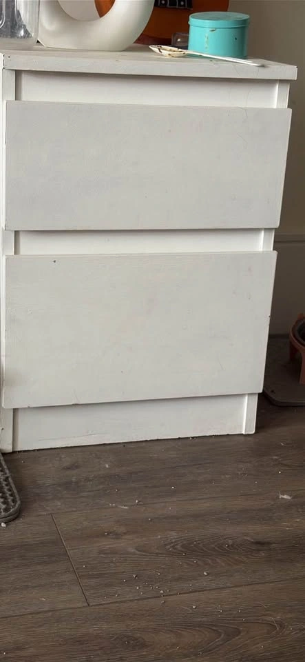 IKEA 2-Drawer Nightstand – White | Moving Sale - photo 2