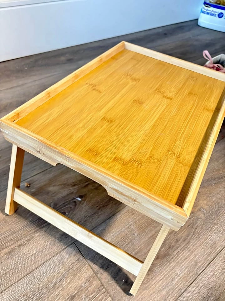 Foldable Bamboo Laptop Desk / Breakfast in Bed Tray