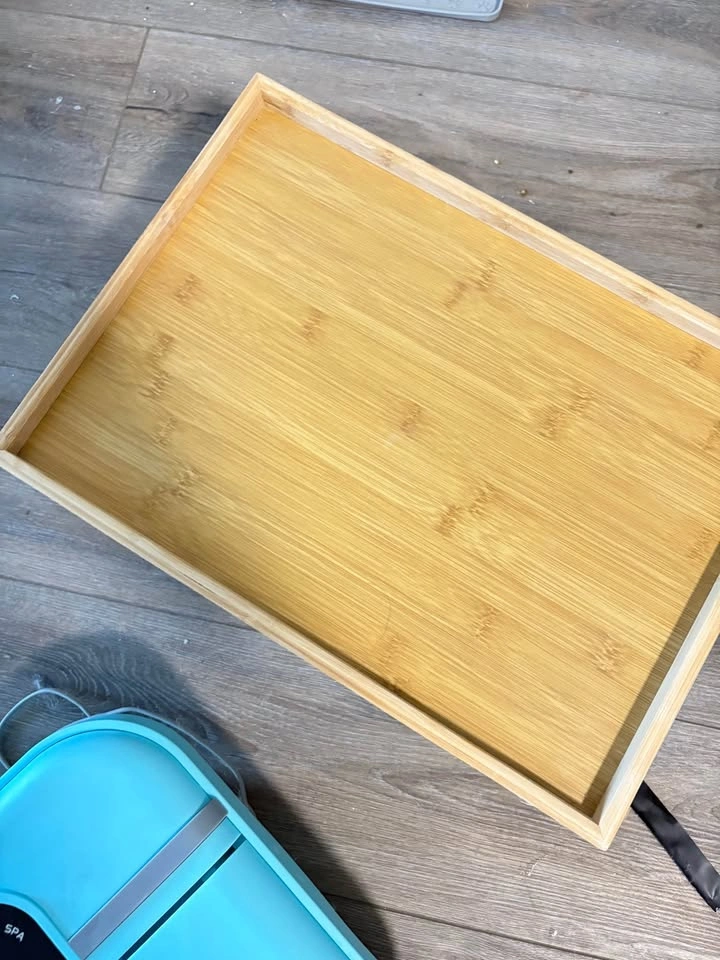 Foldable Bamboo Laptop Desk / Breakfast in Bed Tray - photo 2