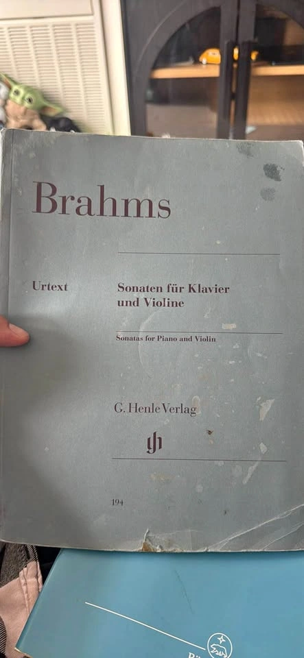 Brahms Sonatas for Piano and Violin - G. Henle Verlag Urtext