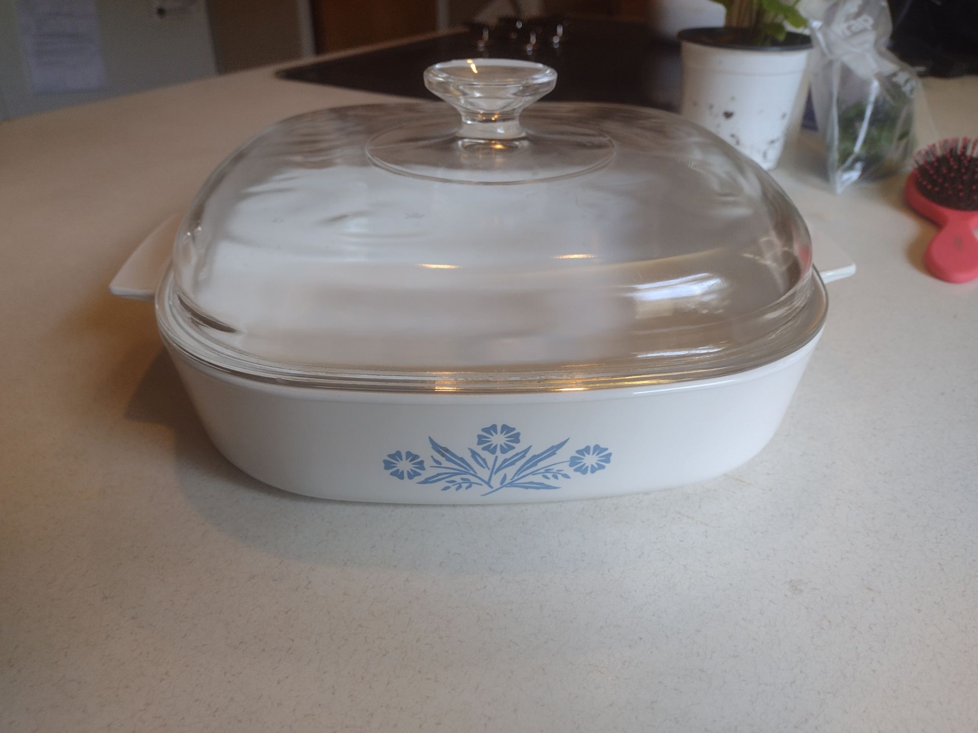 Corning Ware Blue Cornflower Casserole Dish with Lid - photo 2