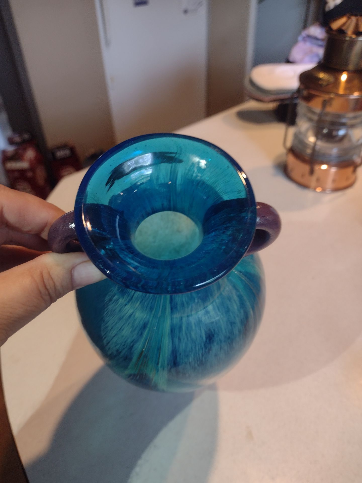 Dale Tiffany Favrile Milano vase - photo 2