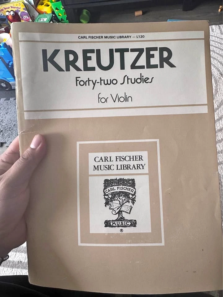 Kreutzer Forty-two Studies for Violin - Carl Fischer Music Libra