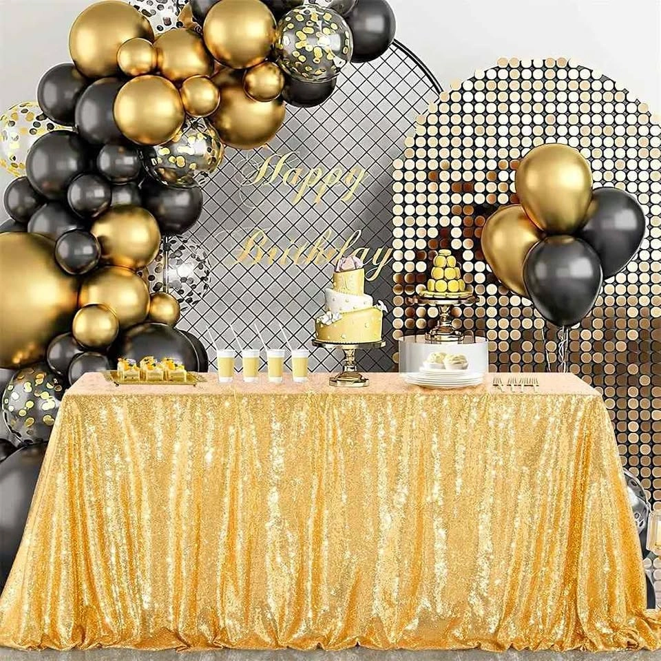 Gold Sequin Tablecloth
