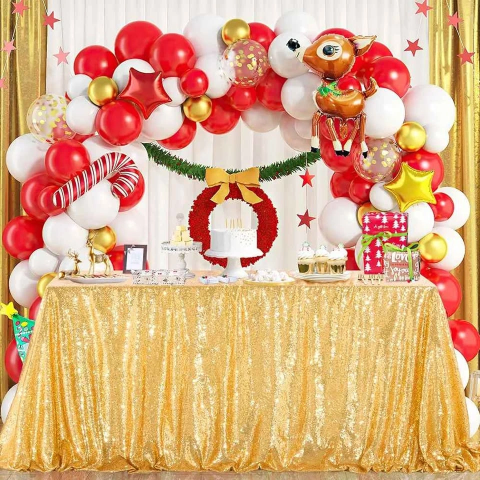 Gold Sequin Tablecloth - photo 4