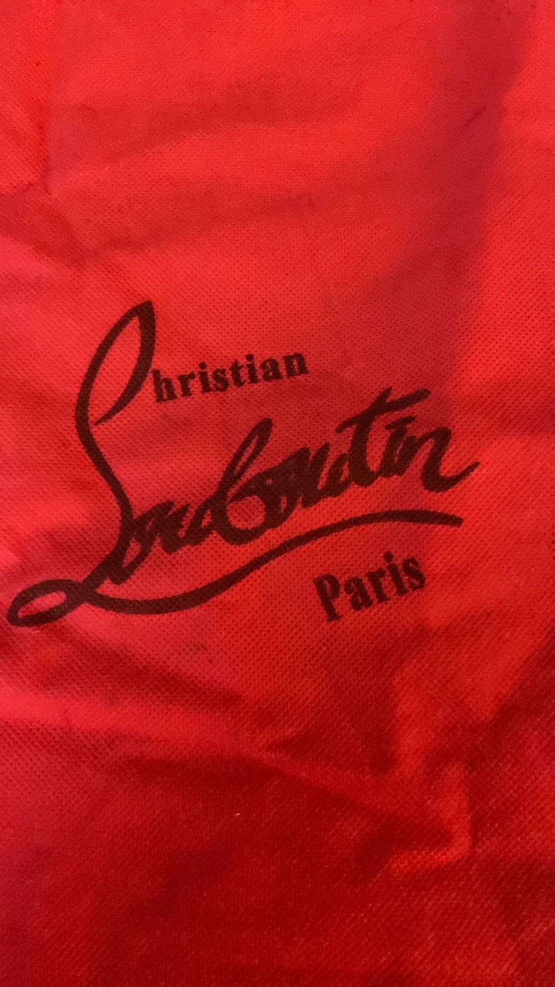 Christian louboutin Paris String Pouch Red Bag - photo 2