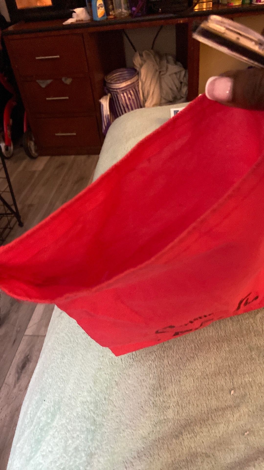 Christian louboutin Paris String Pouch Red Bag - photo 3