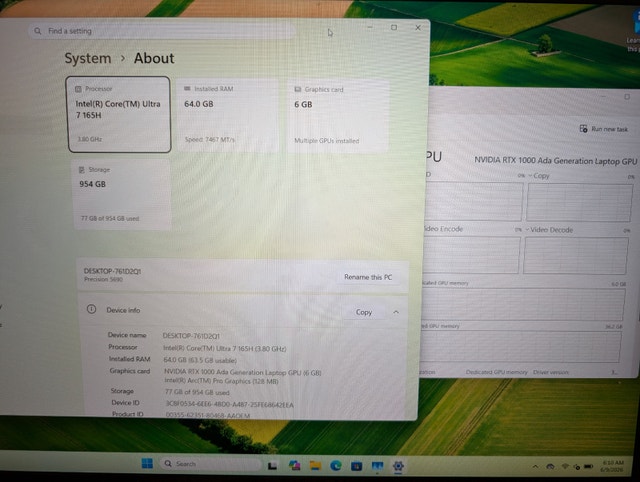 NEW Dell Precision 5690 | Core Ultra 7 | 64GB RAM | RTX 1000 - photo 4