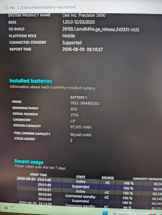 NEW Dell Precision 5690 | Core Ultra 7 | 64GB RAM | RTX 1000 - photo 5