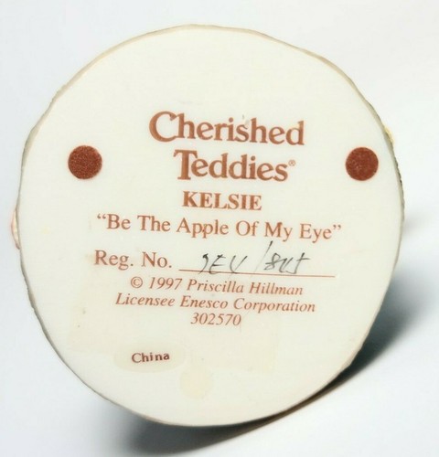 RARE 1997 Cherished Teddies KELSIE Be The Apple Of My Eye - photo 5