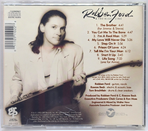 Robben Ford & The Blue Line 1992 Audio CD - photo 3