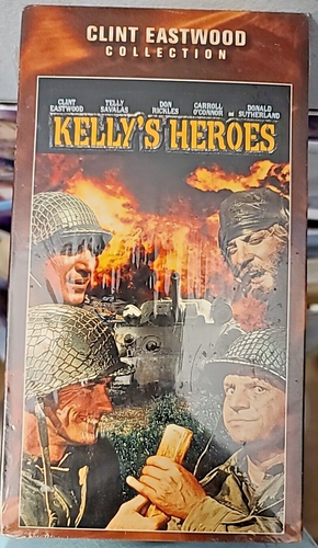 KELLY'S HEROES VHS Clint Eastwood, Telly Savalas, Don Rickles Ne