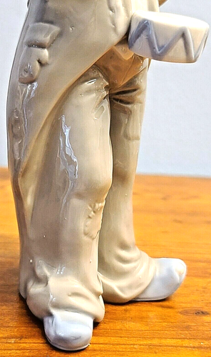 9" Hobo Clown with Drum, Arnart KLM Fine Hand painted Gloss Cera - photo 4