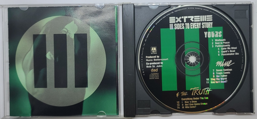 EXTREME III Sides to Every Story 1992 CD A&M Records w/ Insert - photo 2