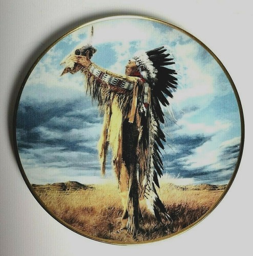Prayer to The Great Spirit Franklin Mint 8" Collector Plate
