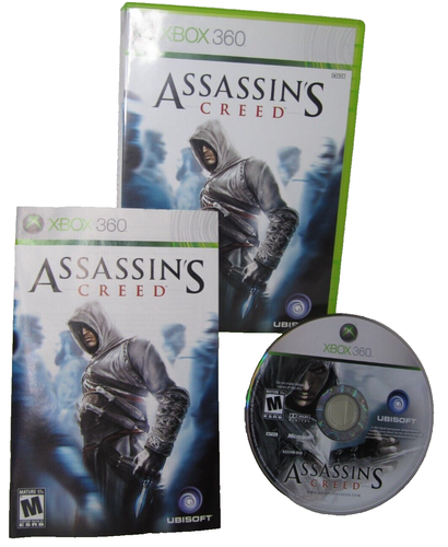 Assassin's Creed Xbox 360, 2007 Complete with Manual