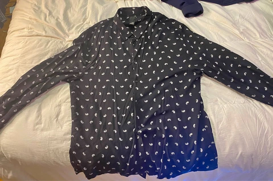 H&M Paisley Button-Down Shirt