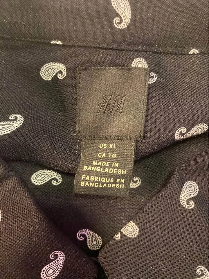 H&M Paisley Button-Down Shirt - photo 2