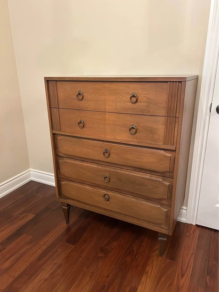 Vintage Solid Wood Dresser