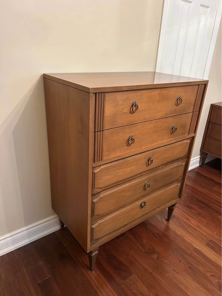 Vintage Solid Wood Dresser - photo 2