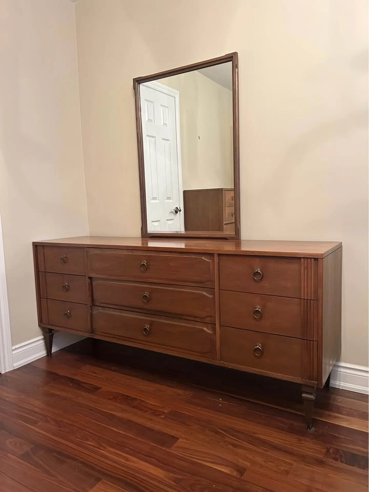 Vintage Solid Wood Dresser - photo 3