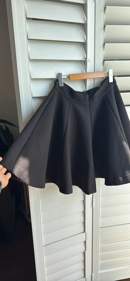 AQ/AQ Designer Black Skater Skirt - photo 2
