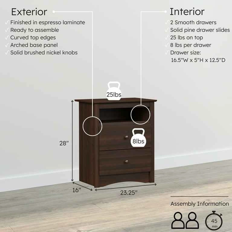 Prepac Tall Nightstand - OBO - photo 3