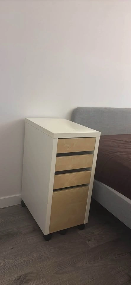 White & Tan MICKE Desk Drawers - photo 2
