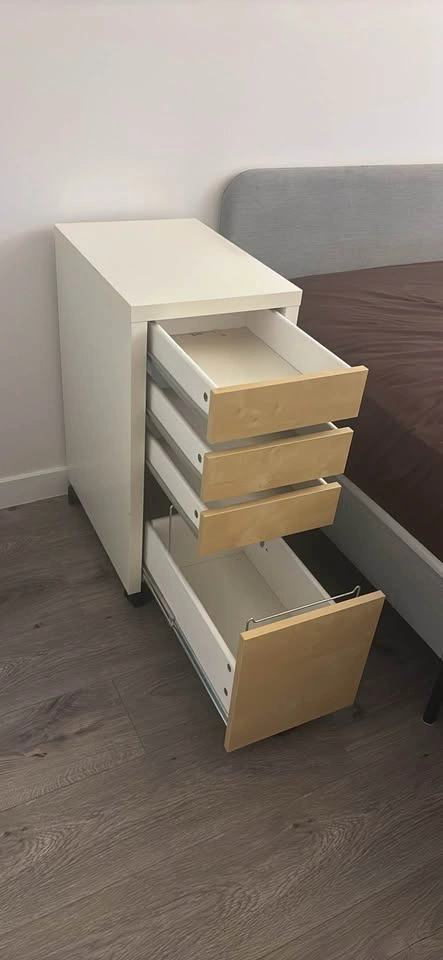 White & Tan MICKE Desk Drawers - photo 3
