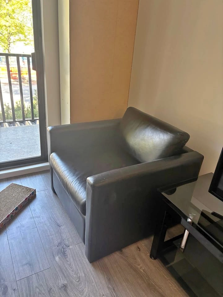 Black Couch Chair ($50 Each)