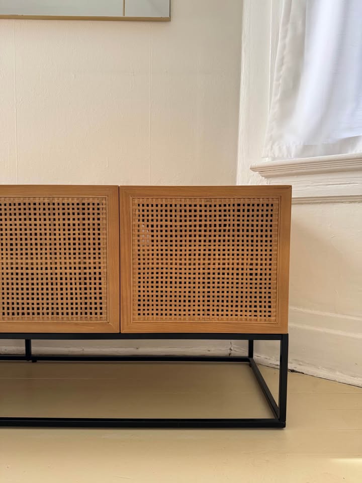 Rattan Oak Sideboard - photo 2