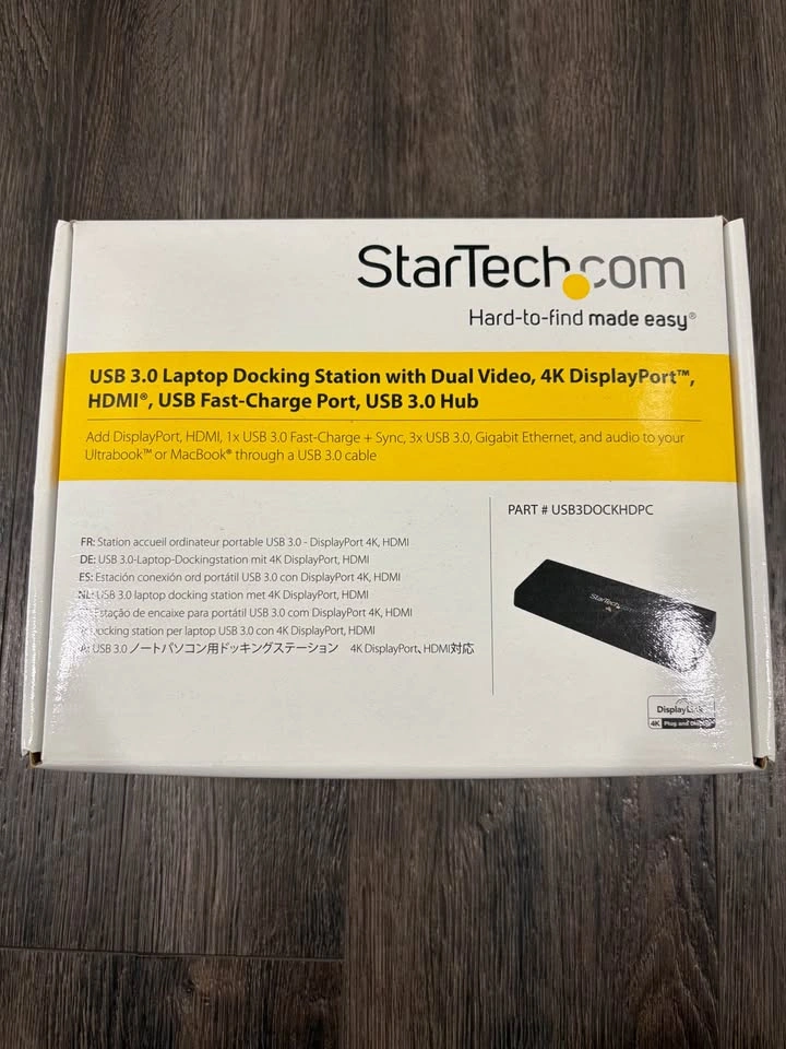 StarTech USB 3.0 Laptop Docking Station – Dual Monitor