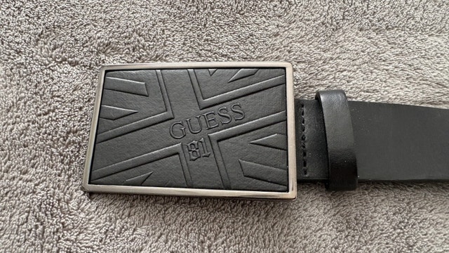 Men's GUESS Leather Belt Size XL 44 inches