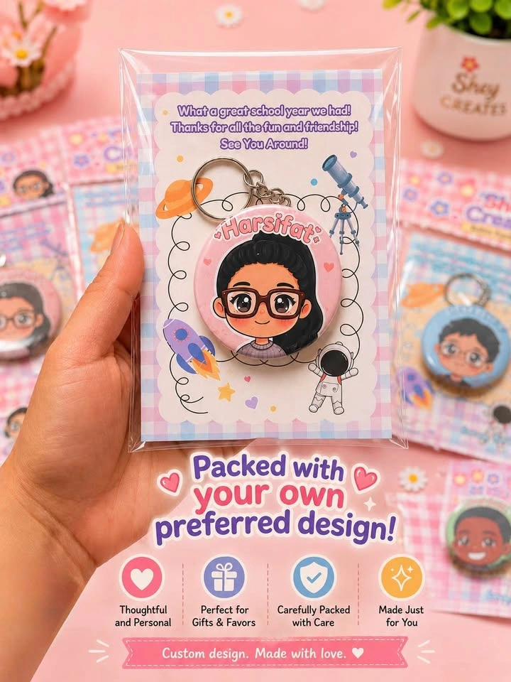 Button Keychains - photo 2
