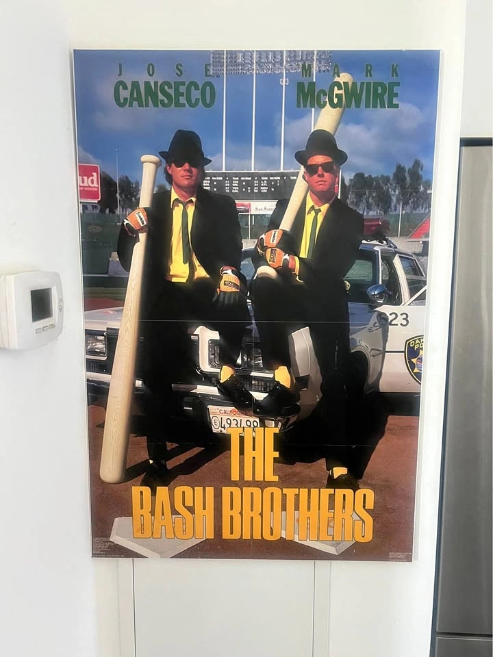 Jose Canseco Mark McGwire Bash Brothers wall art