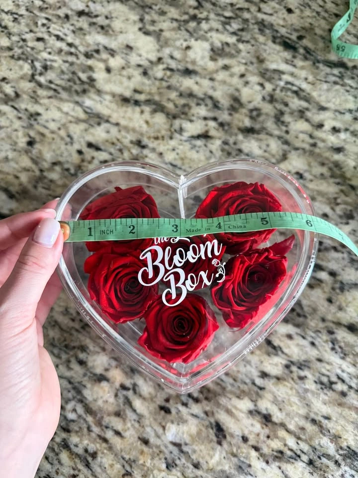 The Little Bloom Box Heart Preserved Forever Roses - photo 4