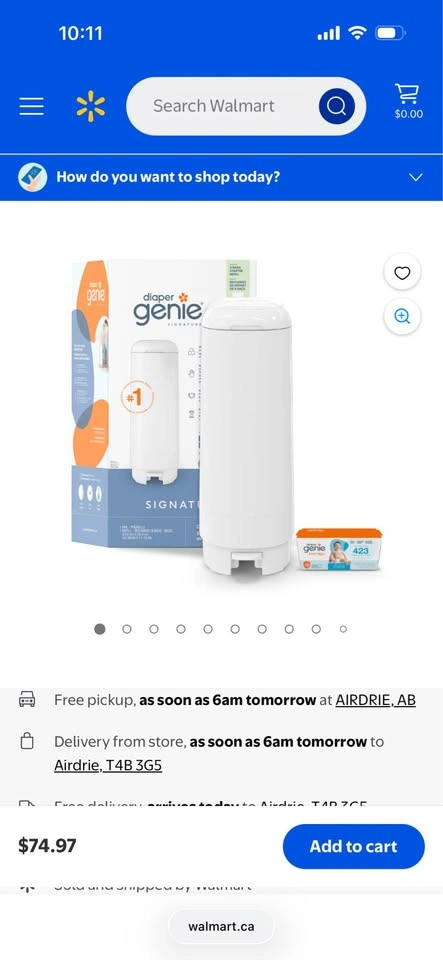 Diaper Genie White Diaper Pail - photo 5